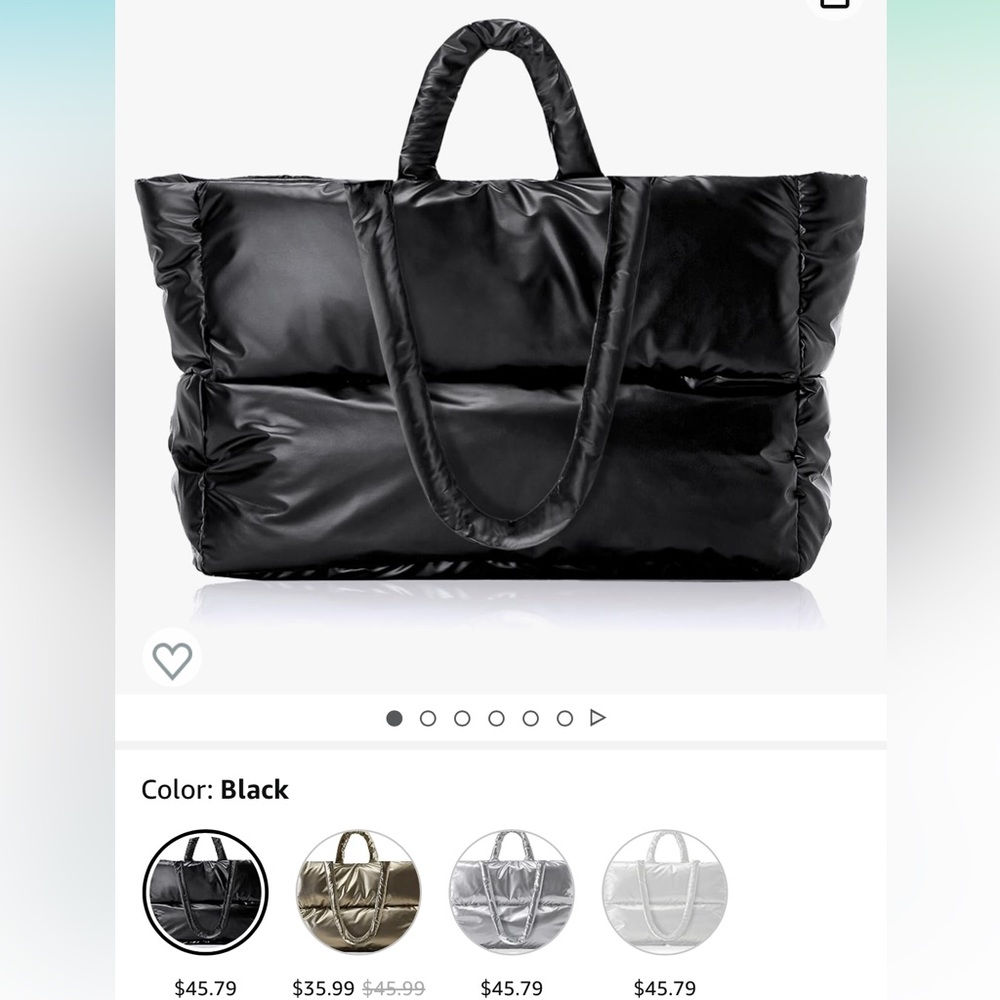 Puffer Tote Bag